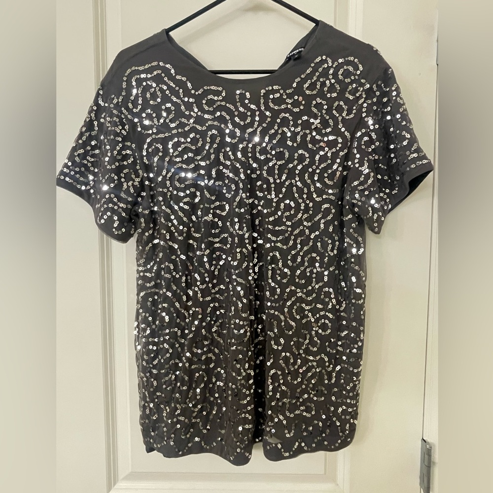 Express Sequin Blouse